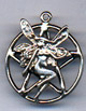 Fairy Wicca Pentacle 3/4 inch across