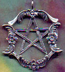 Large Gothic Pentacle 1 1/2 inches tall