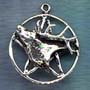 Stag/Hern Pentacle 3/4 inch across