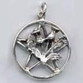 Scottish Witchcraft Pentacle 3/4 inch across