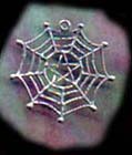 Witches Web Pentacle 1 1/4 inch diameter