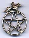 Wolf Pentacle 3/4 inch across
